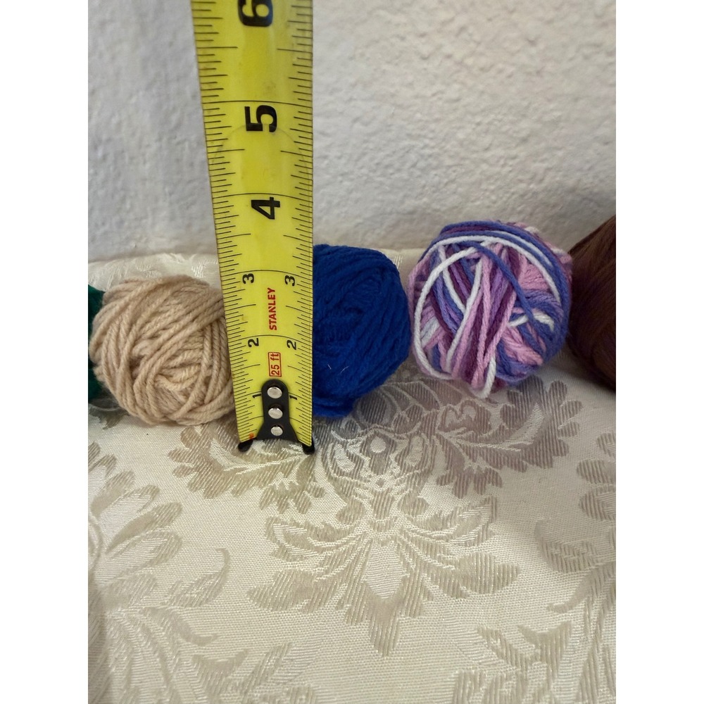 Mixed Yarn Lot Assorted Colors Variegated and Solid Crafting Knitting Crochet - Picture 8 of 11